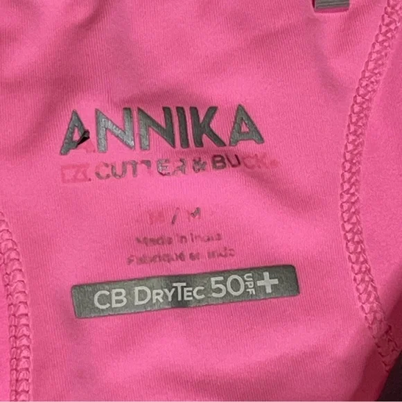Annika Collection Womens Hot Pink Polo & SKIRT Set Medium - Picture 2 of 16
